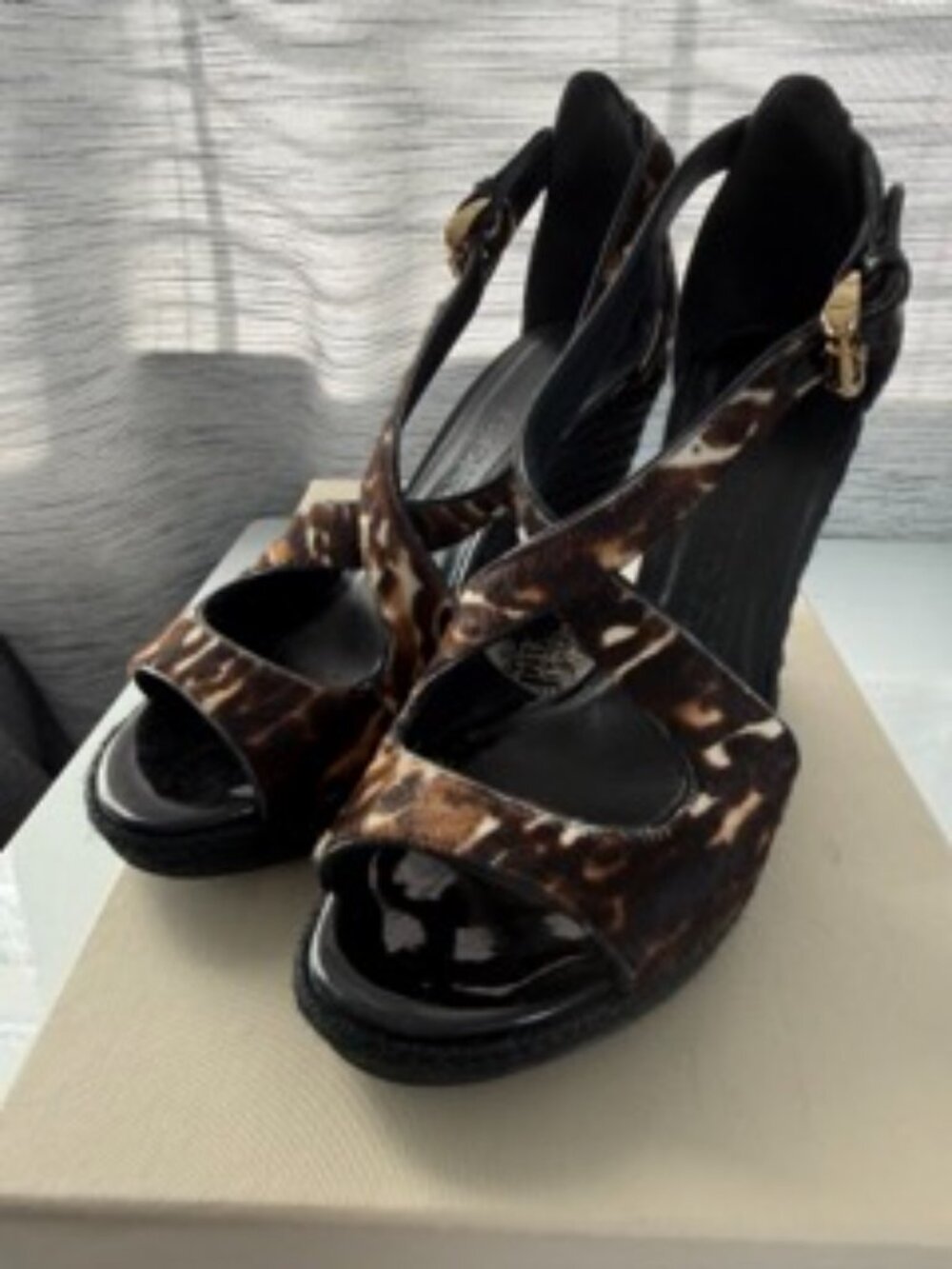 Burberry Wedge Sandals
